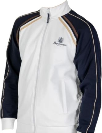 Aquascutum Hombre, Sudaderas, Blanco, Talla: L