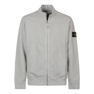 Stone Island Ritssluiting Sweatshirt - Heren - Vesten met rits - Grijs - L - Hoodies & sweatvesten