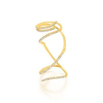 Graziela Mega Swirl Ring in Yellow in Yellow Gold at Nordstrom, Size 7
