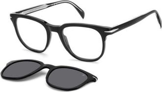 David Beckham Db 7120/Cs Black Acetate Rectangular Eyeglasses
