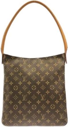 Louis Vuitton Pre-owned Looping Monogram Schoudertas - Dames - Vintage Schoudertas - Bruin - ONE Size - Vintage