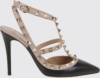 Valentino Garavani Slingback Rockstud in pelle con tacco alto