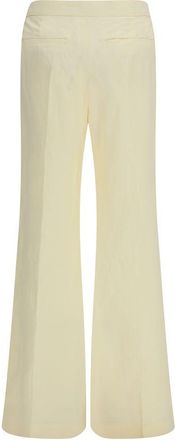 Max Mara Womens Beige Viscose Flared Pants