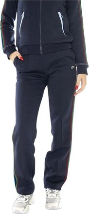 Lacoste Rechte sweatpants - Dames - Broeken - Blauw - Maat: XS Katoen