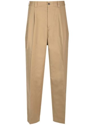 Maison Margiela Trousers With Checked Wool Insert