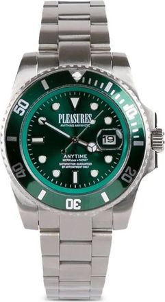 Pleasures RVS Anytime 42 mm - Groen