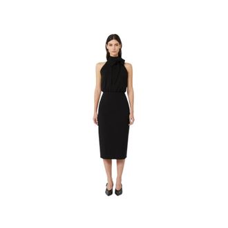 Max Mara Array Midi Jurk - Dames - Casual kleedjes - Zwart - L - Kleedjes