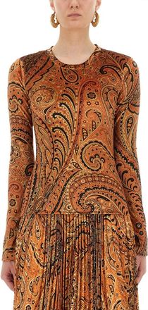 Etro Paisley Print Top-Donna
