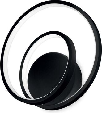 Ideal Lux Ideal Lux - L&aacute;mpara De Pared Led Integrada En Forma De Remolino Decorativa Led Negra, 3000k