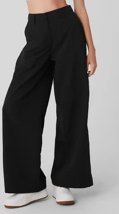 パンツ Max Mara Sesamo Pinstriped Black Virgin Wool Pants Wool trousers | Max Mara