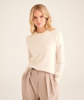 Naadam The Original Cashmere Sweater in White at Nordstrom, Size Xx-Small