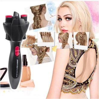 Trade Shop La Plancha De Pelo El&eacute;ctrica Quick Twist Crea Mechones Perfectos