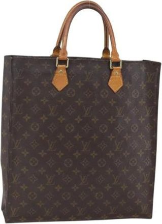 Louis Vuitton Pre-owned Tote Bags, female, Brown, Size: ONE SIZE Pre-owned Vintage Canvas Tote Bag