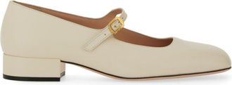 Bally White Leather Pumps