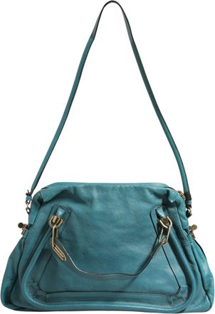 Chlo&eacute; Paraty Bag in Aquamarine Womens Leather (Pre-Owned)