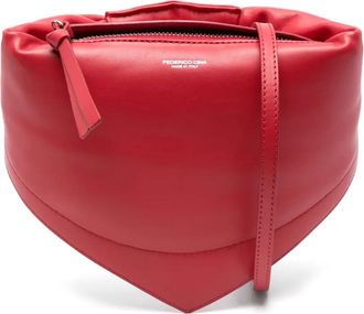 Federico Cina Tortellino kleine shopper - Rood