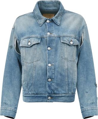Maison Margiela Kaban - Dames - Spijkeroverhemden - Blauw - M - Denim - Overhemden
