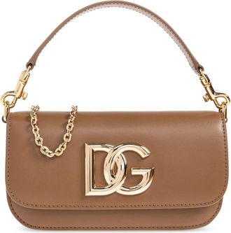 Dolce & Gabbana 3.5 Handtas - Dames - Handtassen - Bruin - ONE Size - Leer - Tassen