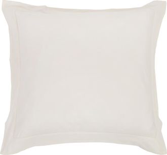 Pom Pom at Home Classico Cotton Sateen Euro Pillow Sham in Ivory at Nordstrom