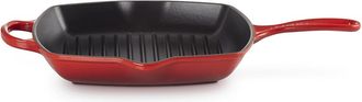 LE CREUSET Evo Square Skillet Grill Pan 26 cm Cherry