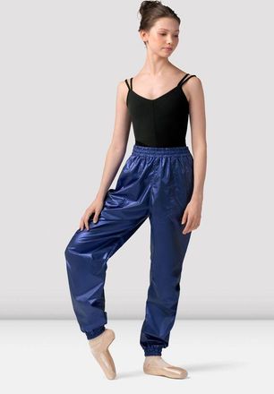 Bloch Ladies Mirella Zephyr Metallic Ripstop Trousers, Ink Metallic