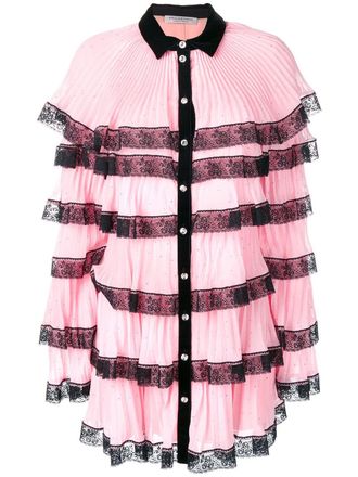 Philosophy di Lorenzo Serafini frilled mini dress - Pink