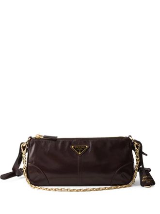 Prada medium Re-Edition shoulder bag - women - Calf Leather - OS - Brown