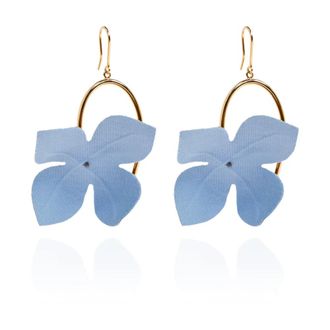 Marni Bloemvormige Oorbellen - Dames - Oorbellen - Geel - ONE Size - Katoen - Accessoires