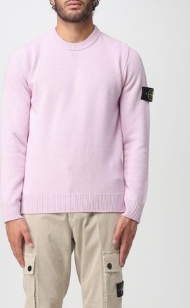 Stone Island Maglia a girocollo con logo Stone Island