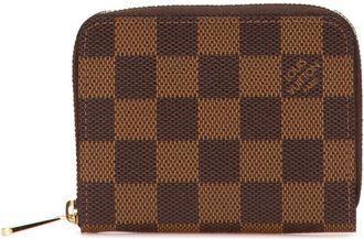 Louis Vuitton Brown Pvc Coin Purse/Coin Case (Pre-Owned)