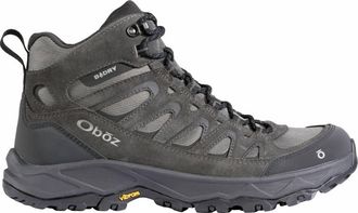 Oboz Footwear Mens Sawtooth Ascent Waterproof Mid Hiking Boots In Charcoal