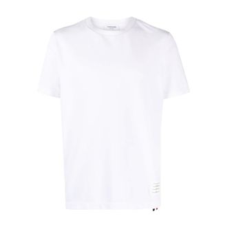 Thom Browne Heren, Tops, Wit, Maat: S Piqu&eacute;