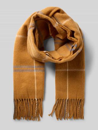 Mc Neal Schal mit Gitterkaro und Fransen in GELB, Gr&ouml;&szlig;e 1