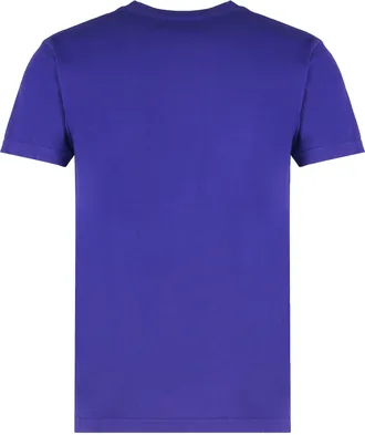Local Authority Mens Purple Cotton Crew-Neck T-Shirt T-Shirts And Polos