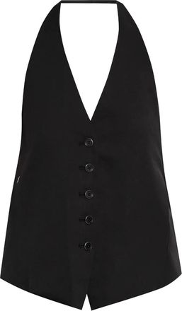 Helmut Lang Canotta con scollo allamericana - Nero