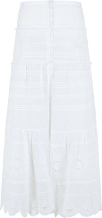 Isabel Marant Paoline White Cotton Skirt