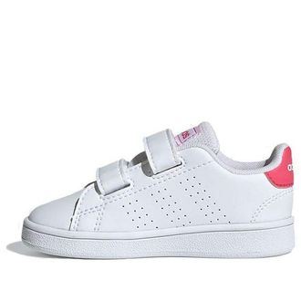 adidas (TD) adidas Advantage J White Pink EF0300