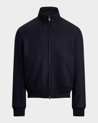 Ralph Lauren Purple Label Felton Cashmere-Blend Flight Jacket
