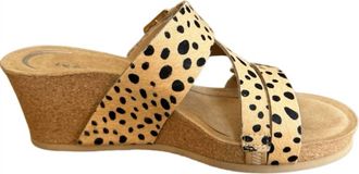Aetrex Womens Kimmy Sandal In Cheetah