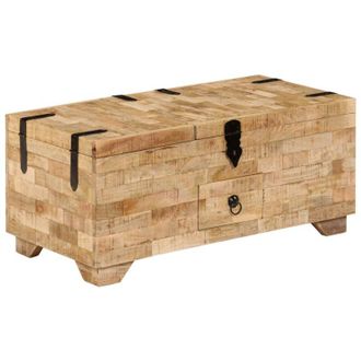 vidaXL Vidaxl - Tavolino da Salotto in Legno Massello di Mango 80x40x35 cm