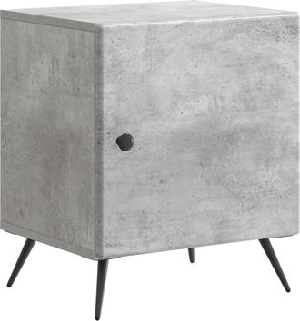 vidaXL Armario De Noche Gris Hormig&oacute;n 43 X 34,5 X 50 Cm Vidaxl