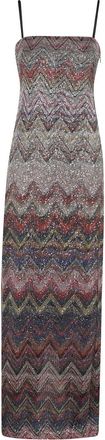Missoni Dames, Jurken, Veelkleurig, Maat: M