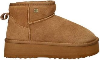 Nelson suède enkelboots cognac