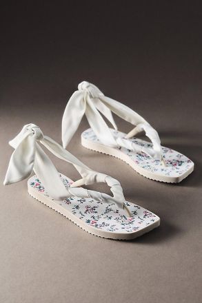 Badgley Mischka Wrenna Slingback Flip-Flop Sandals