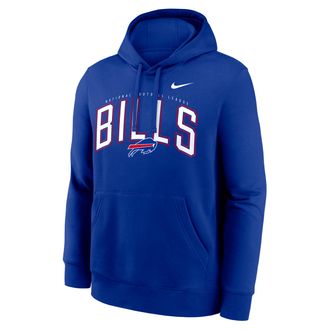 Nike Buffalo Bills Club Nike Mens NFL Pullover Hoodie in Blue | NKDK4DA81-L3P