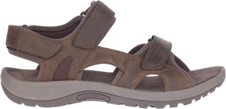 Merrell Sandale MERRELL SANDSPUR 2 CONVERT, Herren, Gr. 41, braun (earth), Leder, Schuhe Sandale
