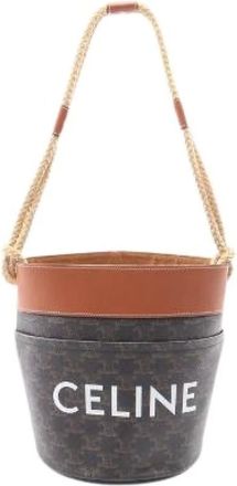Celine Pre-owned Plastico bolsos-celine - Pre-owned - Mujer - Marr&oacute;n - ONE SIZE