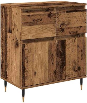 vidaXL Sideboard Old Wood 60 x 35 x 70 cm Engineered Wood and Iron vidaXL