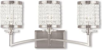 Livex Lighting Livex Grammercy 3-Light Brushed Nickel Bath-Light