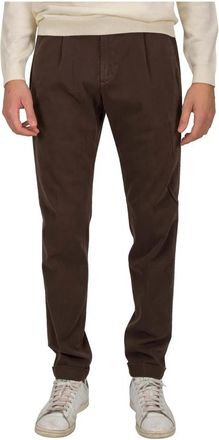 BRIGLIA 1949 EEN Broek - Heren - Chinos - Bruin - 2XL - Katoen - Broeken
